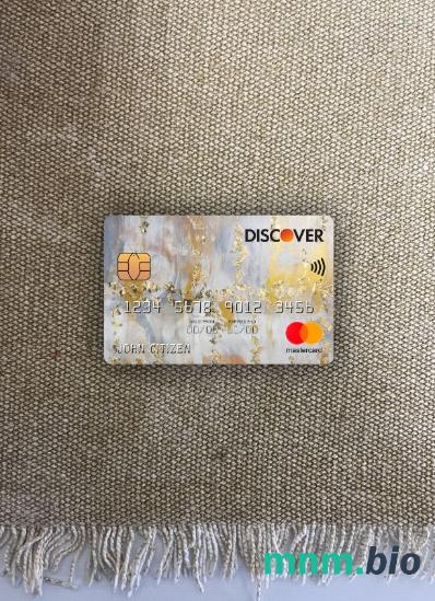 USA Discover bank wygląd zdjęcia mastercard skan PSD + zdjęcie